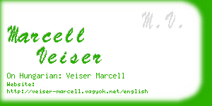 marcell veiser business card